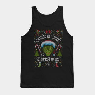 Cheer Up Dude It's Christmas Tank Top